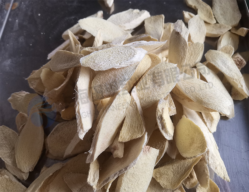 凍干生姜，食品真空冷凍干燥機(jī)應(yīng)用案例